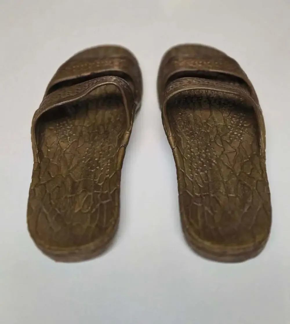 Pali Hawaii Classic Jandal Unisex Brown Double Strap Sandals
